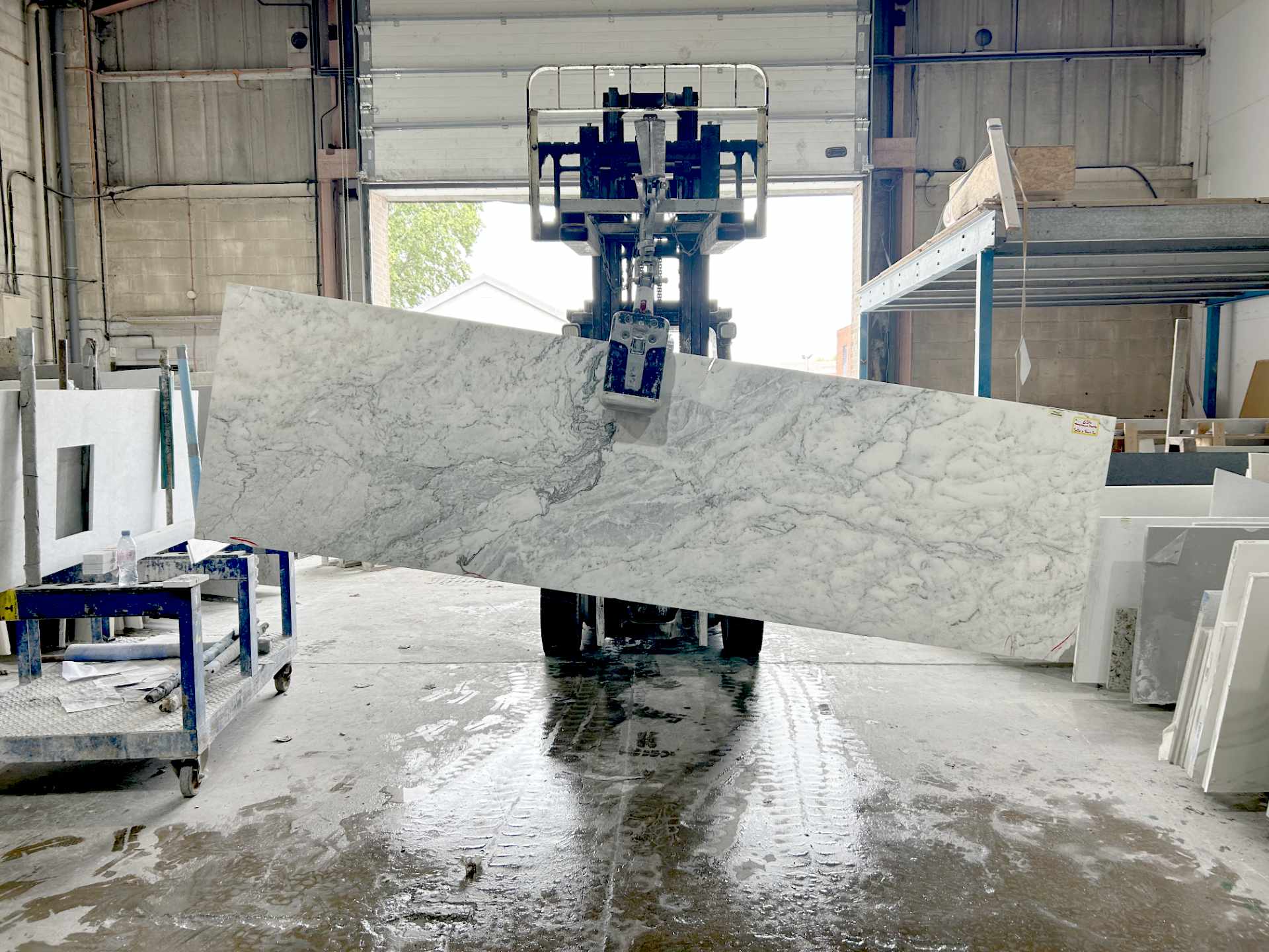 634 Translucent Marble Worktop Offcut - 3020x800x20mm