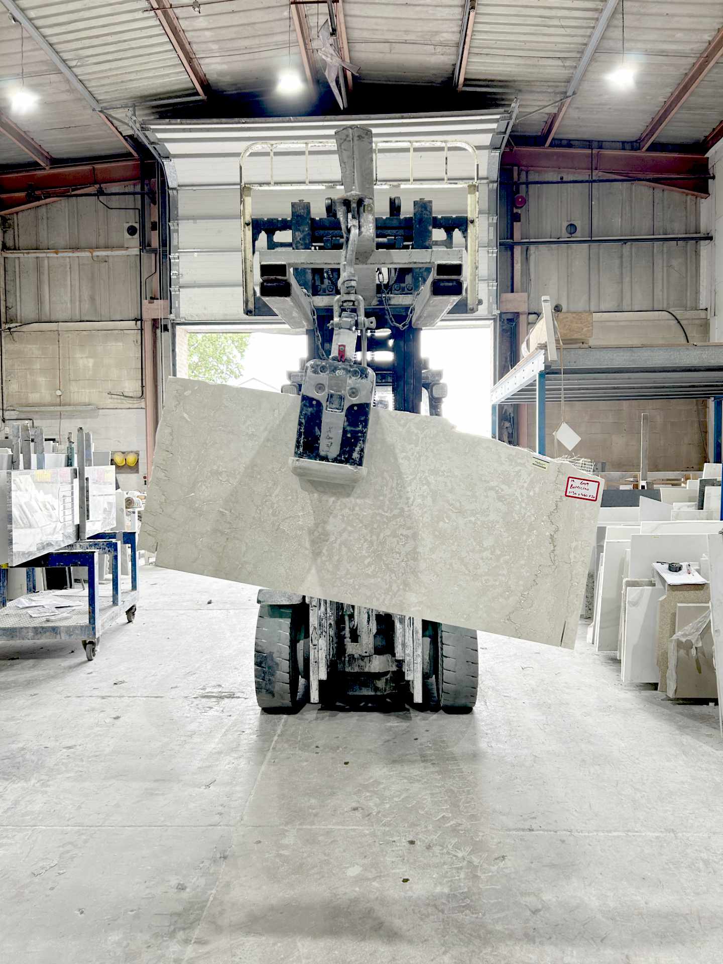 648 Botticino Matte Worktop Offcut - 1130x460x20mm