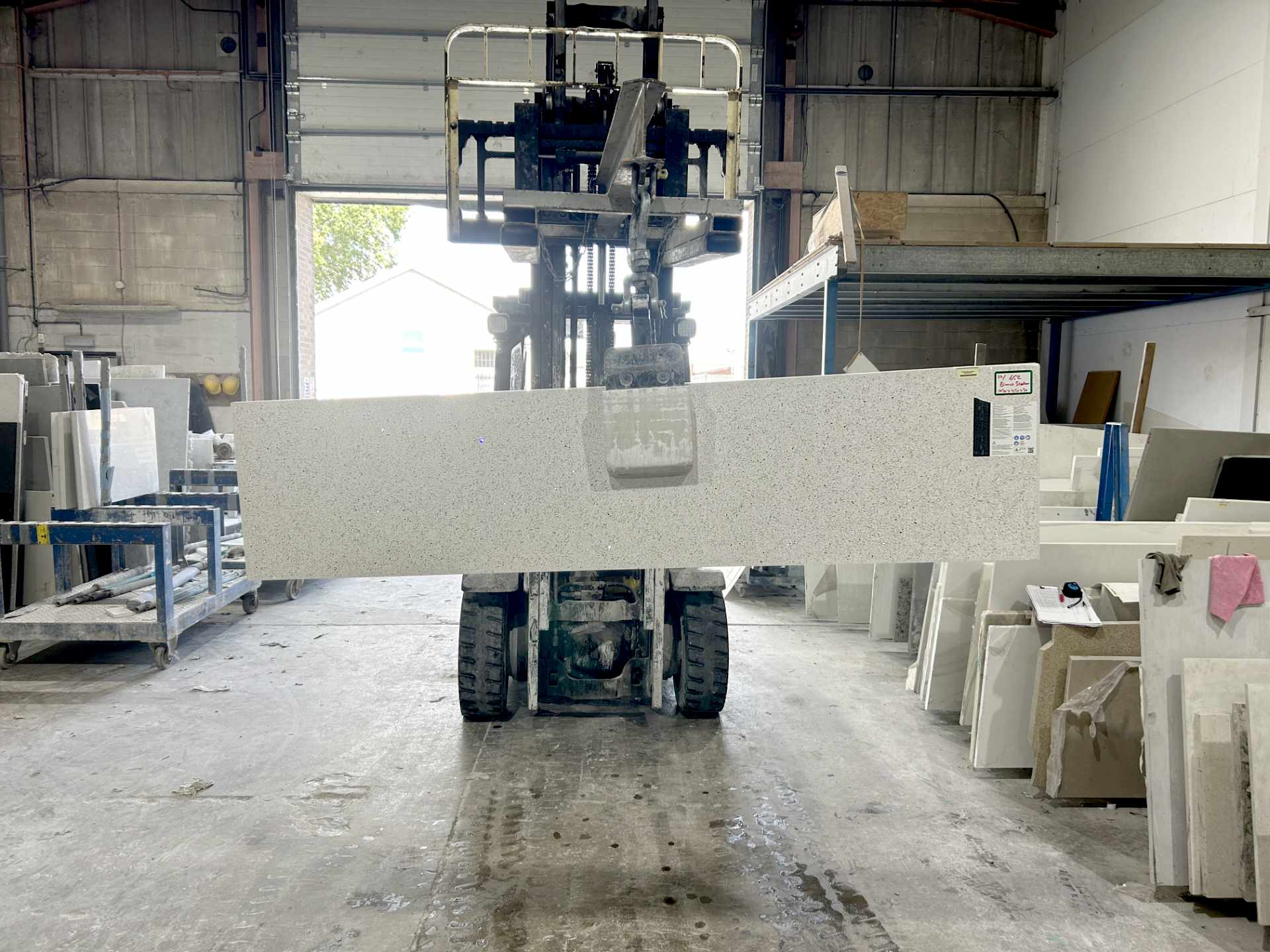 652 Blanco Stellar Worktop Offcut - 1930x420x30mm