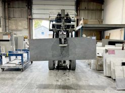 674 Grey Stone Quartz Worktop Offcut - 1740x570x30mm