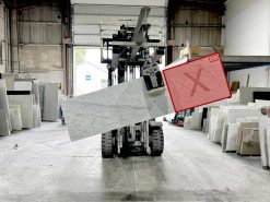 698 Carrara Honed Worktop Offcut - 1170x460x30mm