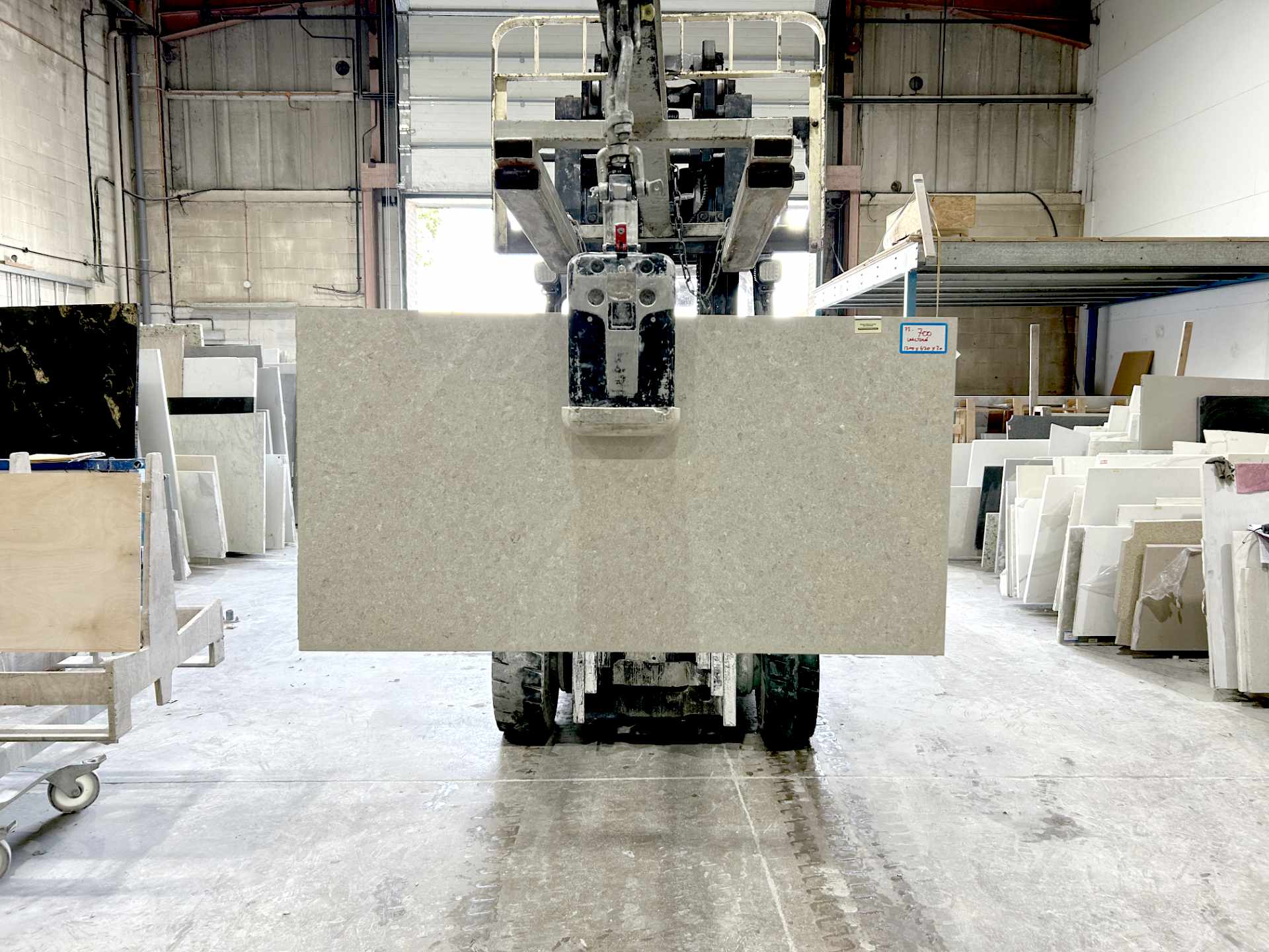 700 Beige Unistone Worktop Offcut - 1200x620x20mm